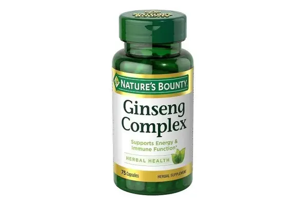 Natures Bounty Ginseng complex capsules 75's