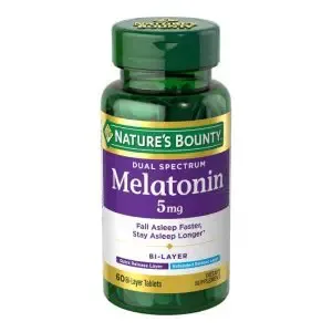 Natures Bounty Melatonin 5Mg Dual Spectrum Bi-Layer 60S