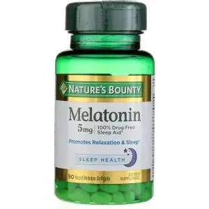 Natures Bounty Melatonin 5Mg Rapid Release Softgels 90S