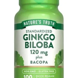 Natures Truth Gingko Biloba 120Mg W/Bacopa Qr Caps 100S