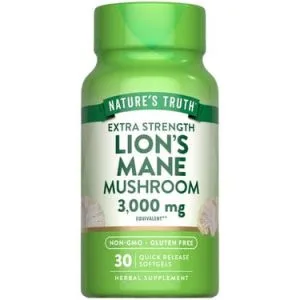Natures Truth Lion'S Mane Mushroom 3000Mg Qr 30S