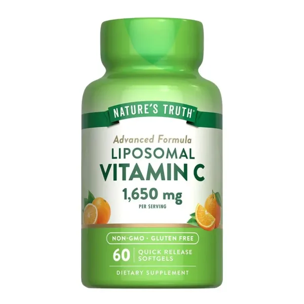 Natures Truth Liposomal Vitamin C 1650Mg Qr Softgels 60S