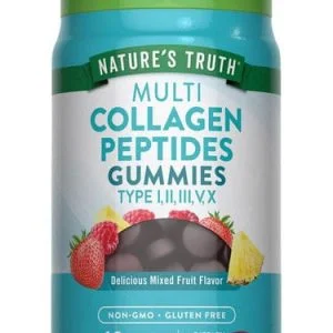 Natures Truth Multicollagen Peptides Type I,Ii,Iii,V,X Gummies 60S