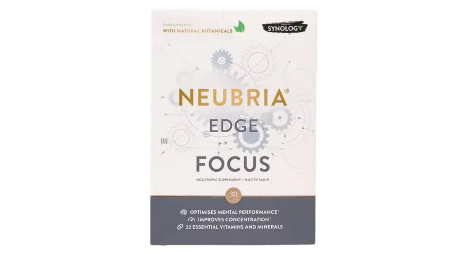 Neubria Edge Focus Vegan Caps 30's