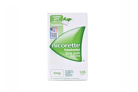 Nicorette FreshMint Gum 2mg 105's