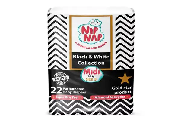 NipNap Black & White Midi 22's