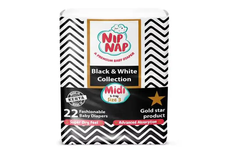NipNap Black & White Midi 22's
