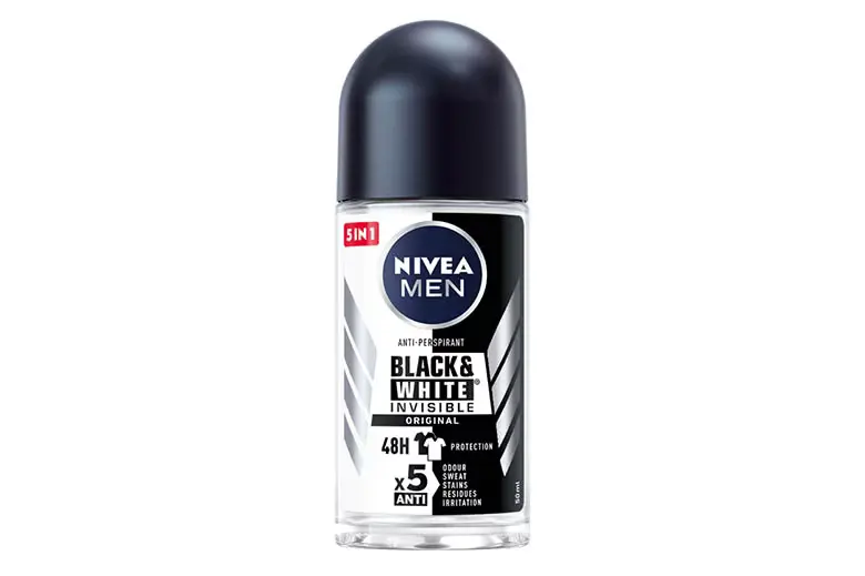 Nivea Invisible Black & White Original RollOn Men