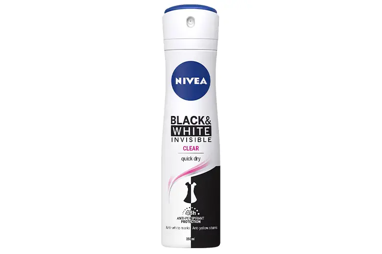 Nivea Women Invisible Clear Black & White Spray