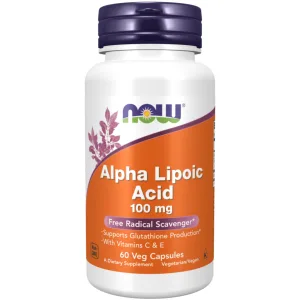 NOW ALPHA LIPOIC ACID 100MG 60S