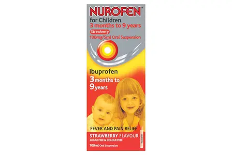 Nurofen Suspension Strawberry 100ml