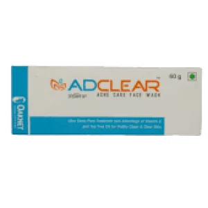 OAKNET ADCLEAR ACNE CARE FACE WASH 60g