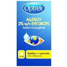 Optrex Allergy 2% Eye Drops 10Ml Sodium Cromoglicate