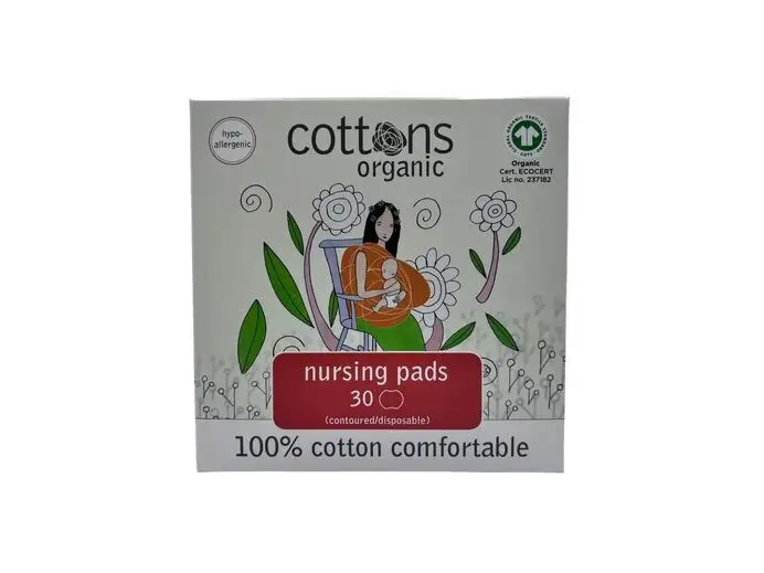 Organic Cottons Nursing Pads 30s