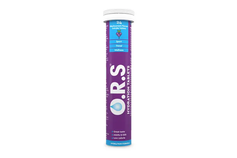 ORS Hydration Soluble Blackcurrant Tablets 24's