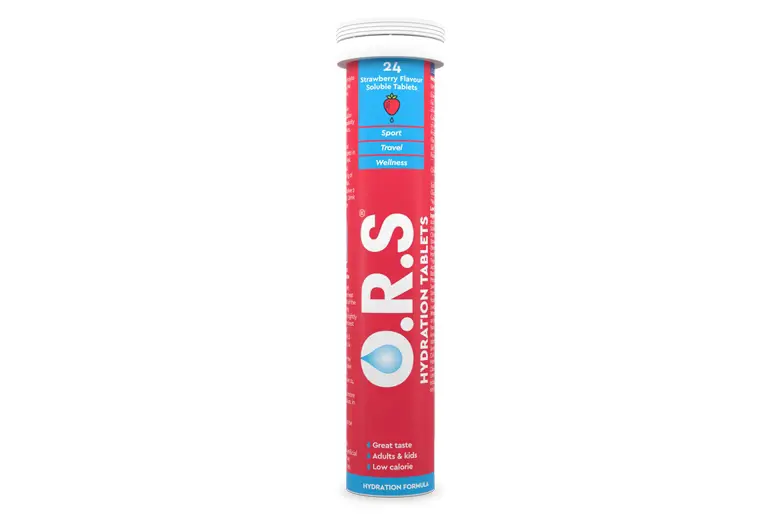 ORS Hydration Soluble Strawberry Tablets 24's