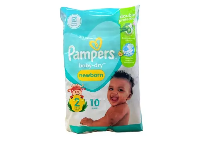 Pampers Diapers Mini Size 2 (3-8kgs) 10's