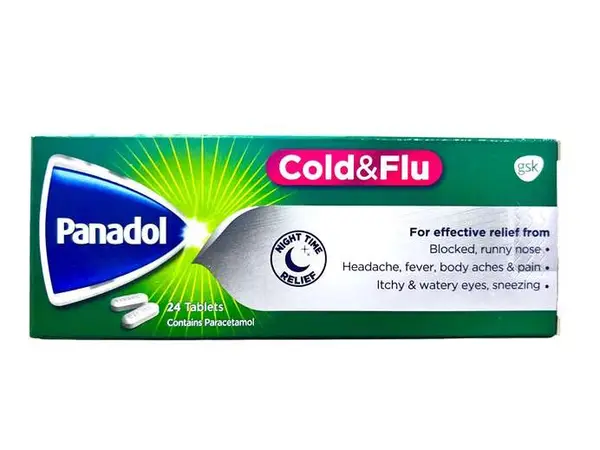 Panadol Cold&Flu Tablets 24's-Night.
