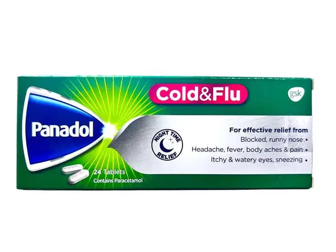 Panadol Cold&Flu Tablets 24's-Night.
