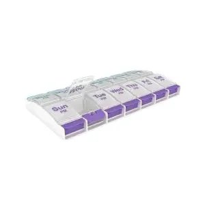 Pill Box Push Button 7 Day Am/Pm 67585