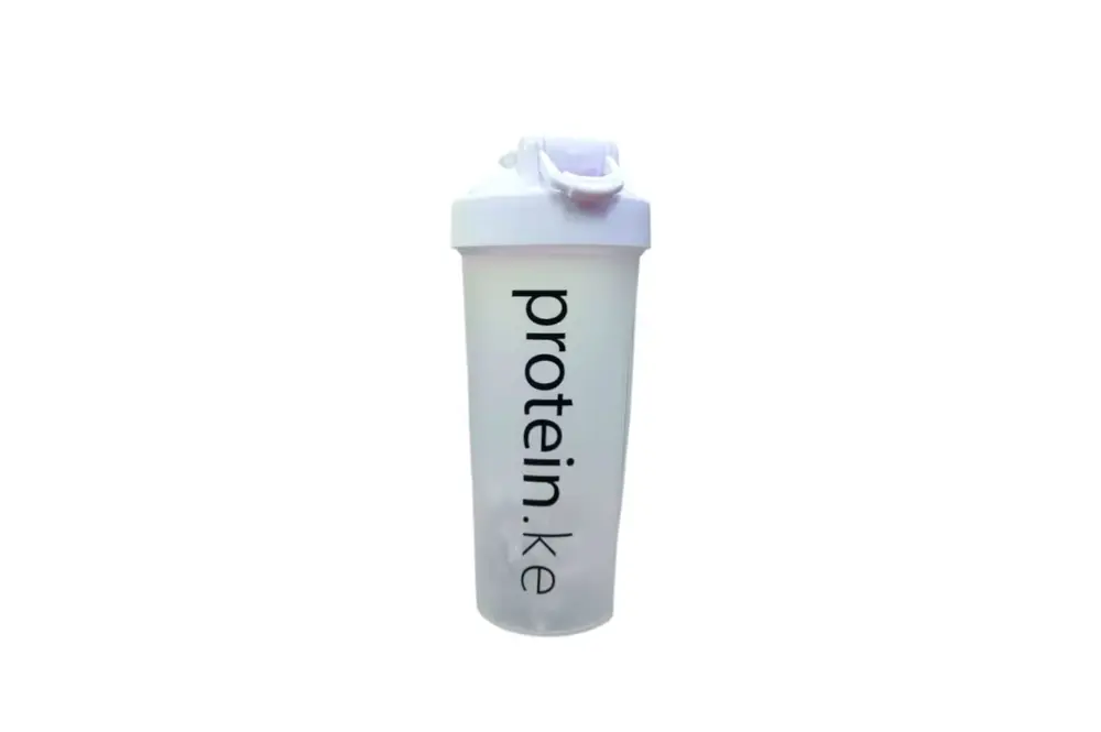 Protein.ke 600ml Protein Shaker Bottle Clear