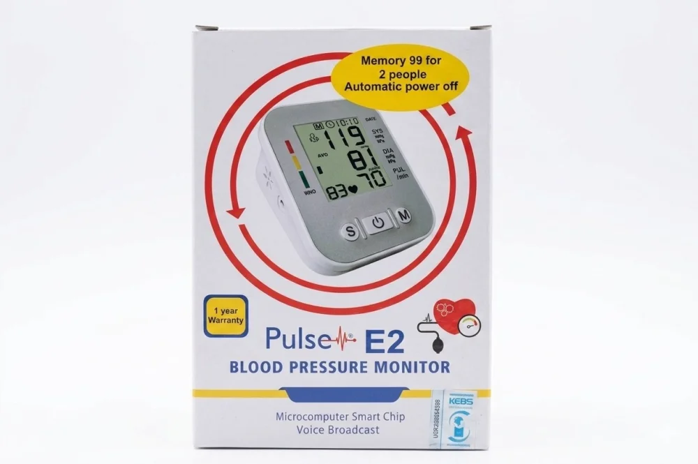 Pulse Blood Pressure Meter Upper Arm E2