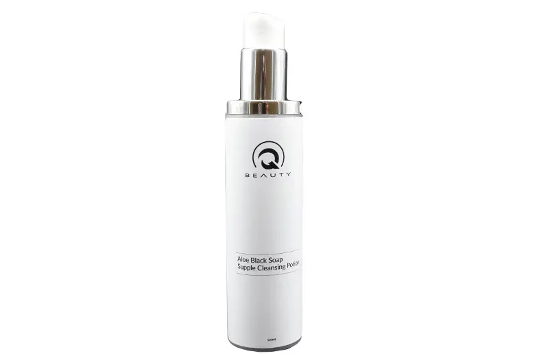 Q-Beauty Aloe Black Soap Supple Cleanser 120ml