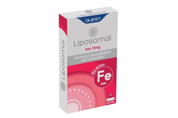Quest Liposomal Iron 15mg Caps 30's