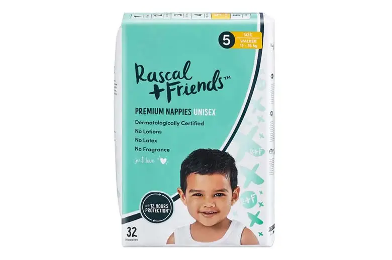 Rascal+Friends Diapers Size 5 (13-18Kgs) - 32s