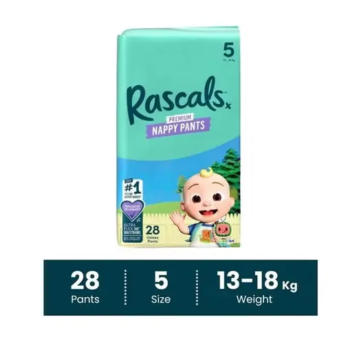 Rascal+Friends Pants Size 5 (13 - 18 kgs)-28's
