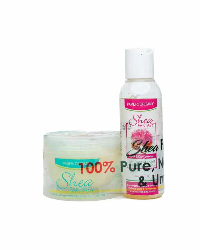 Shea Fantasy Shea Oil Rose Geranium 100ml+Shea But