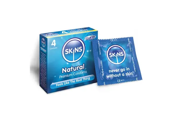 Skins Natural Condoms 4s