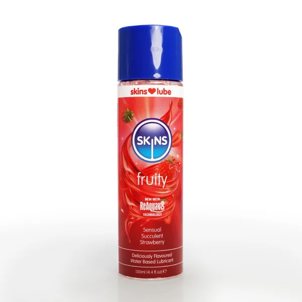 Skins Strawberry Water Based Lubricant 130ml