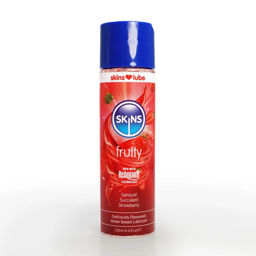 Skins Strawberry Water Based Lubricant 130ml
