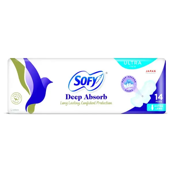 Sofy Deep Absorb Ultra Thin Value Pack -Extra Long 14S