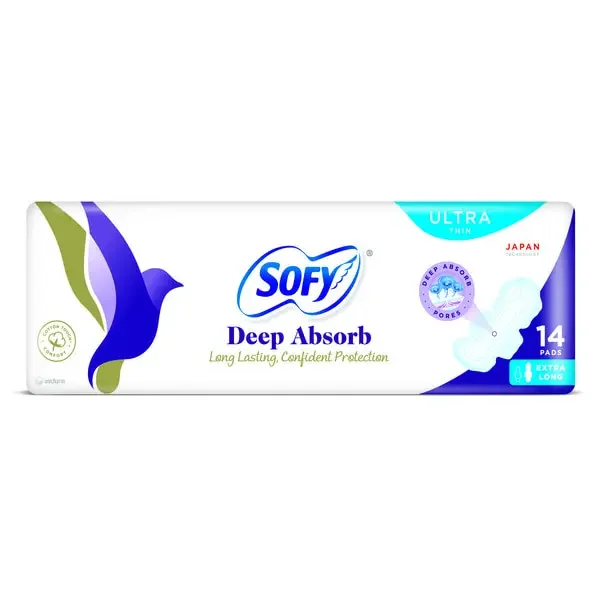 Sofy Deep Absorb Ultra Thin Value Pack -Extra Long 14S