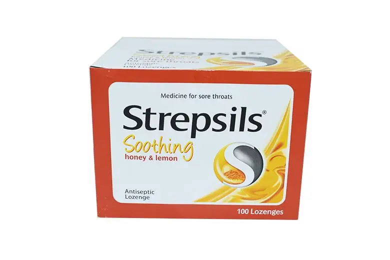 Strepsils Antiseptic Lozenges Honey & Lemon 50*2's