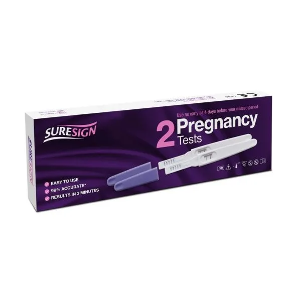 Suresign Pregnancy Midstream Twin