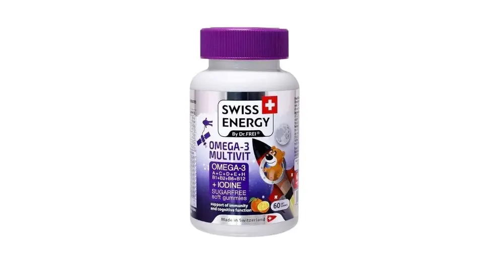 Swiss.E Kid Omega 3 + Multivitamin gummies 60s