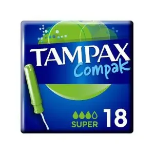 Tampax Compak Super 18'S