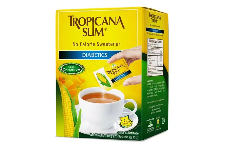 Tropicana Slim Diabetics Sweetener Sachets 25s