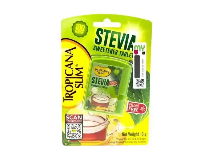 Tropicana Slim Stevia Sweetener tablet 100s