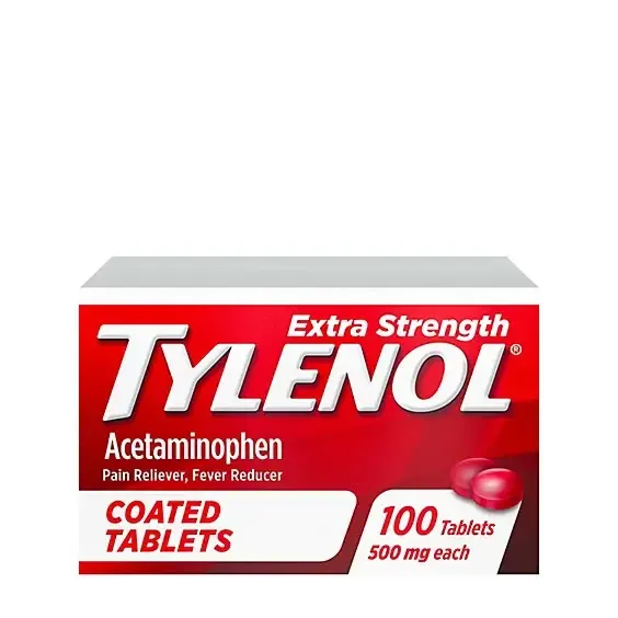 Tylenol Extra Strength 500Mg Coated Tablets 100S