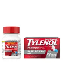 Tylenol Extra Strength 500Mg Rapid Release Gels 100S