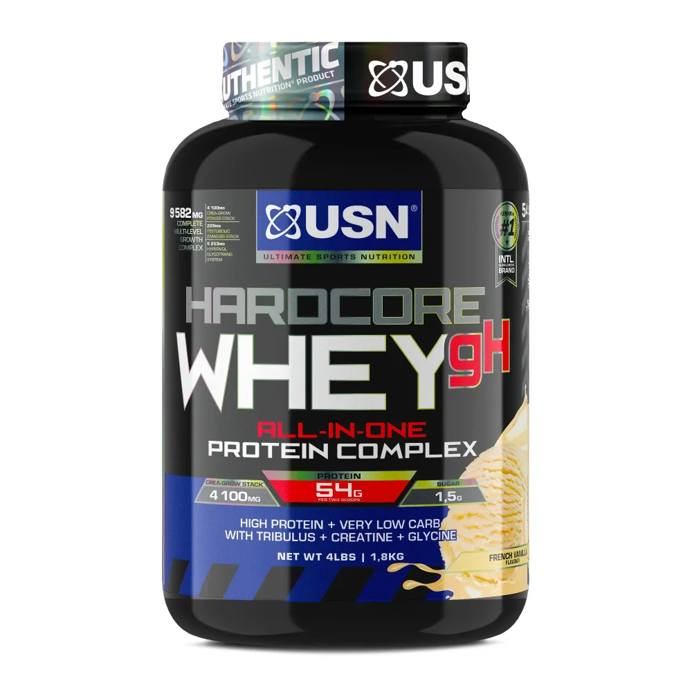 USN Hardcore Whey Gh 1.8kg French Vanilla