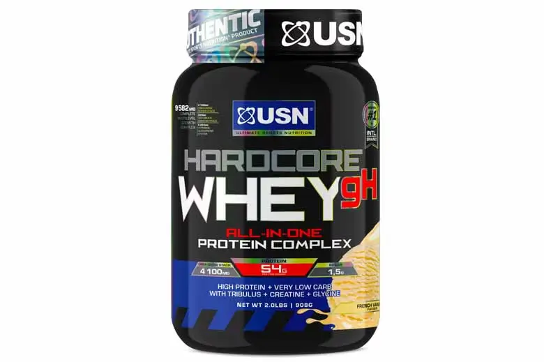 USN Hardcore Whey GH French Vanilla Smoothie 908g