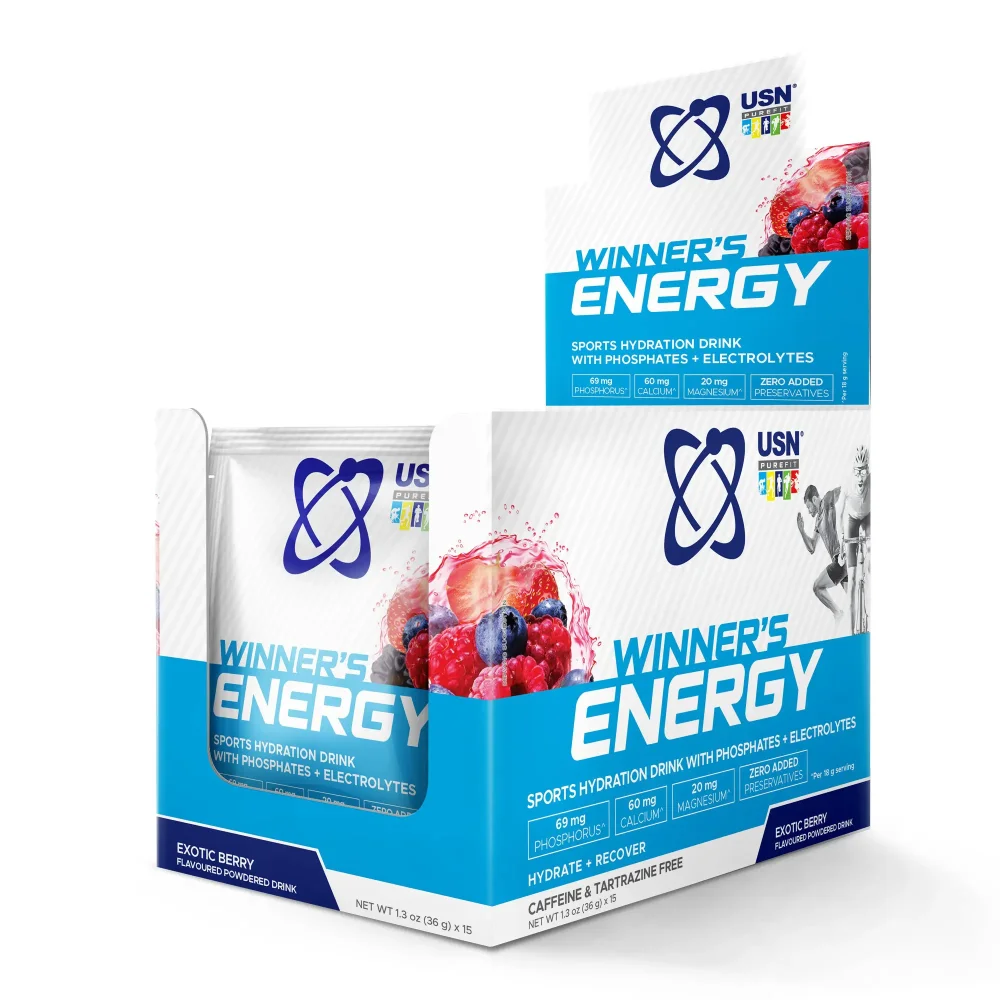 USN Winner's Energy Hydration Drink Exotic Berry (36g X 15)
