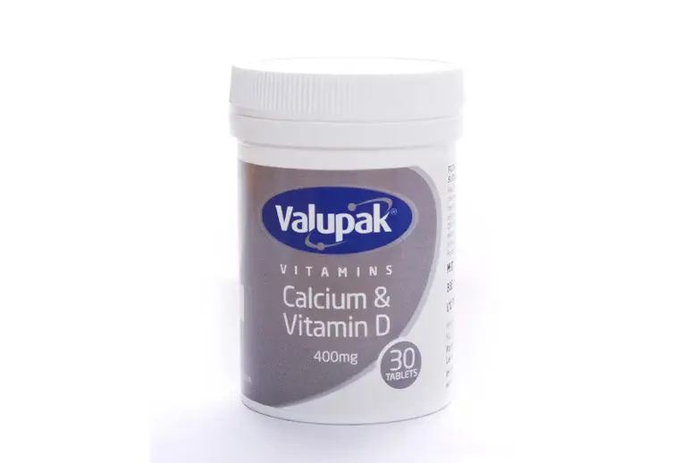 Valupak Calcium &Vitamin D 400mg Chew Tablets 30's