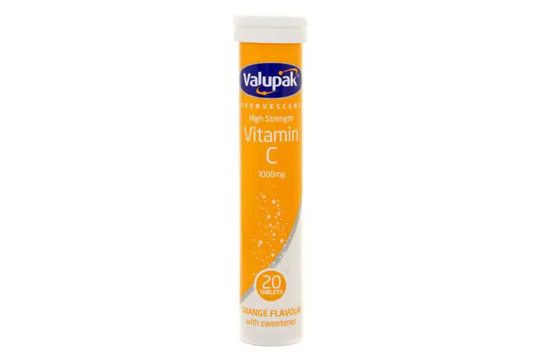 Valupak Vitamin C 1000mg Effervescent Tablets 20's