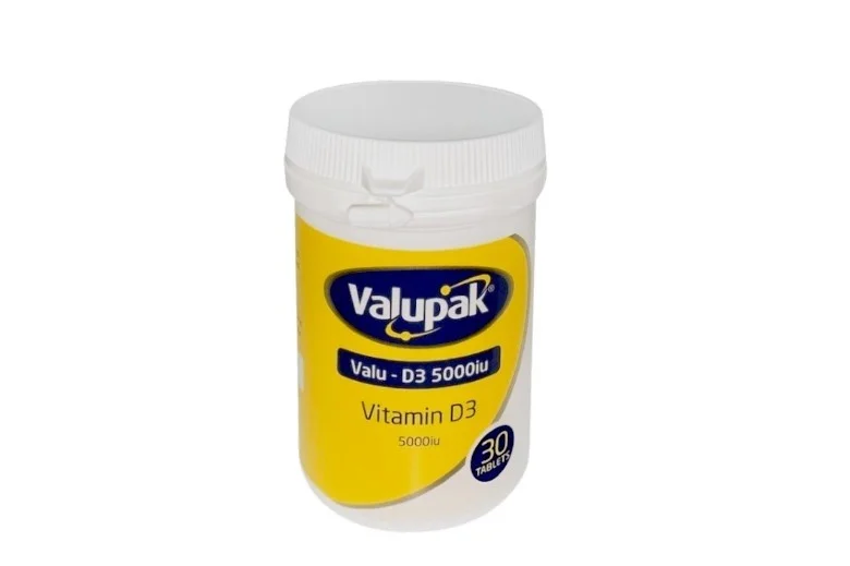 Valupak Vitamin D3 5000iu Tabs 30's